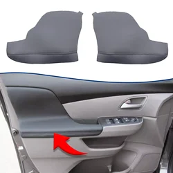 1 Pair For Honda 2011-2016 2017 Odyssey Door Panels Armrest Vinyl Cover Trim Gray