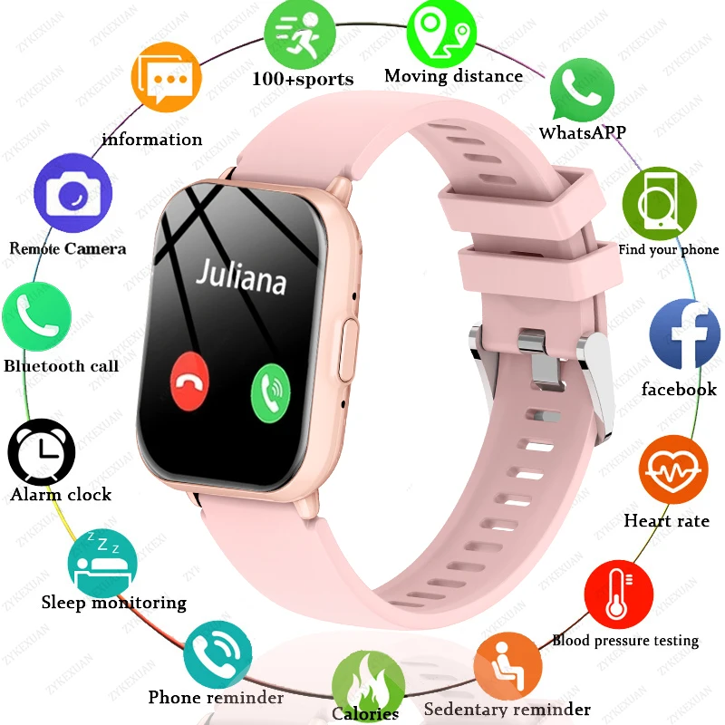 2025 New 1 ATM Water Proof Smart Watch 1.83'' HD Screen Bluetooth Calling 100+ Sports Modes Smart Watch for Men and Women