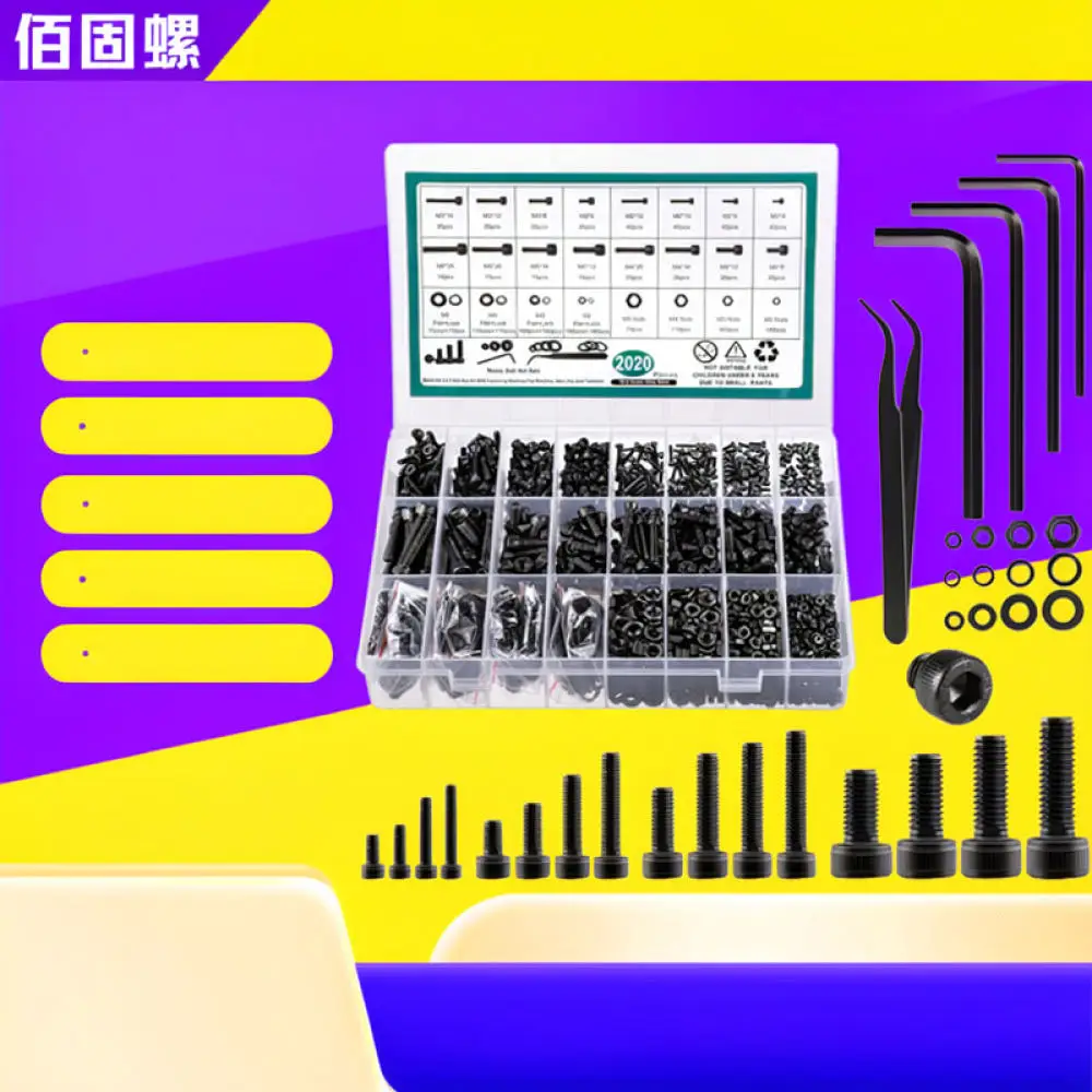 Professional Alloy Steel Hex Bolt Nut Kit Precision Fastening Components For Diverse Industrial Repair And DIY Assembly