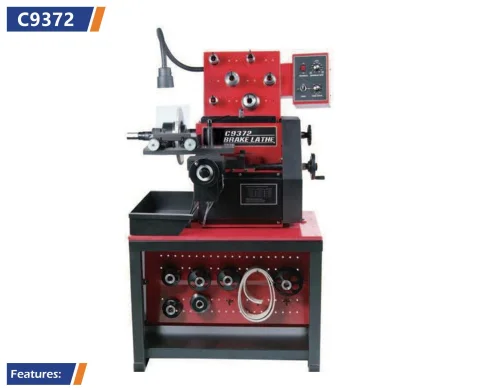 C9372 Brake Drum Disc Lathe Machine Auto Brake Rotor Drum Turning Lathe for Car Truck Brake Disc Drum Resurfacing