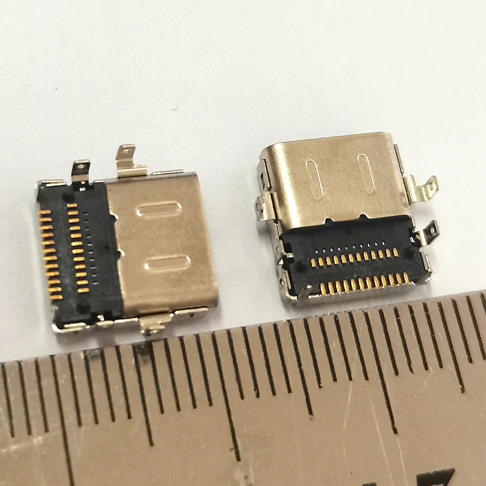 24-Pin Typ-C Buchse SMD PCB-Montage USB-C-Anschluss für Lenovo P14S Gen5 Typ-C Stromlade- und Datenanschluss – Detail 2