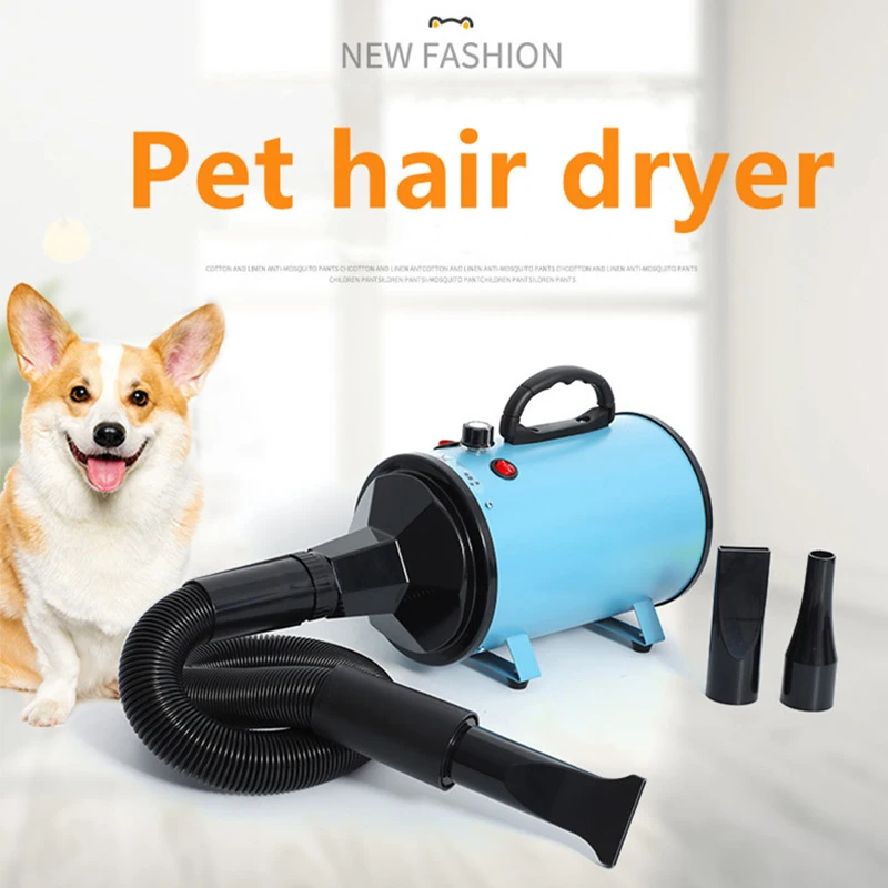 

Powerful Dogs Hair Dryer Silent Hairdryer Secador Fast Water Blower Blow Dryer Warm Wind Cat Blaster Dryer Pet Grooming Products