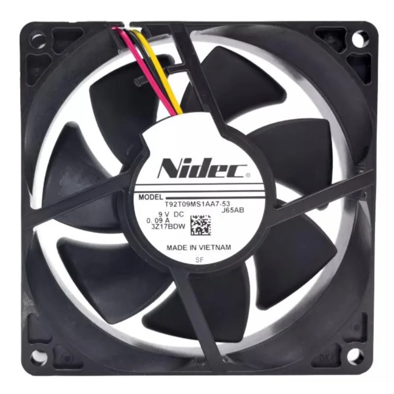 

New Cooler Fan for NIDEC T92T09MS1AA7-53 9225 9V 0.09A Cooling Fan 90x90x25mm