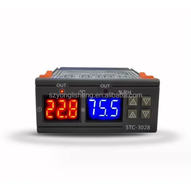 Stock Intelligent Digital Temperature and Humidity Controller STC-3028