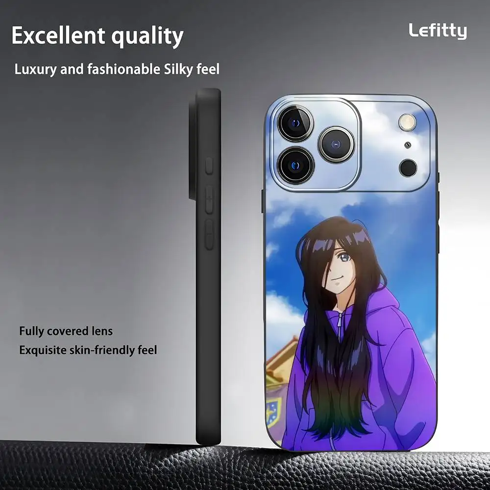 

Anime Z-Zenshu Cartoon phone case for iPhone 17 16 15 14 13 Pro Max Plus Mini Frosted Soft Case Funda Shockproof Cases
