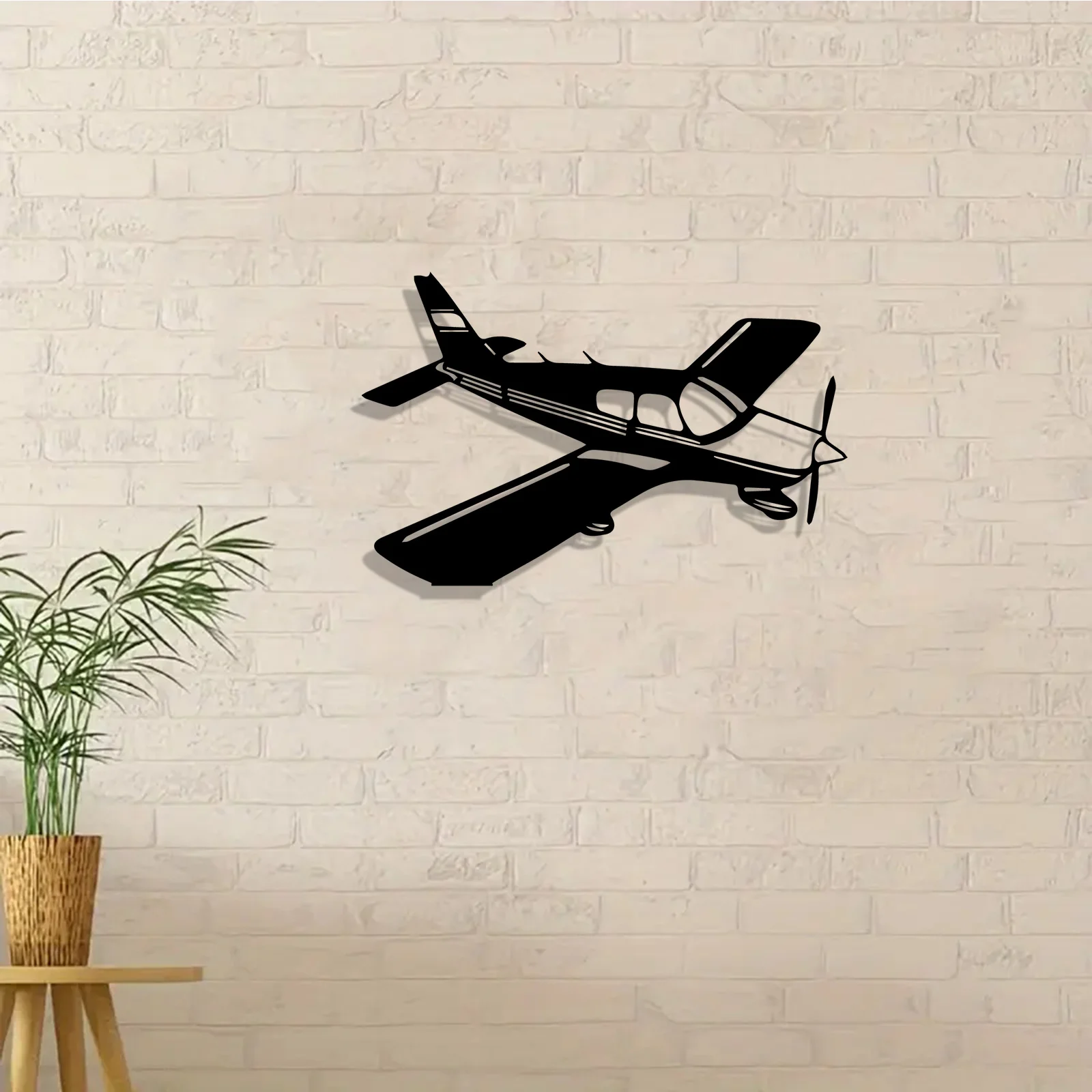 CIFBUY Aviation Wall Art Sign Iron Rust Proof Waterproof Indoor Outdoor Garden Patio Home Decoration