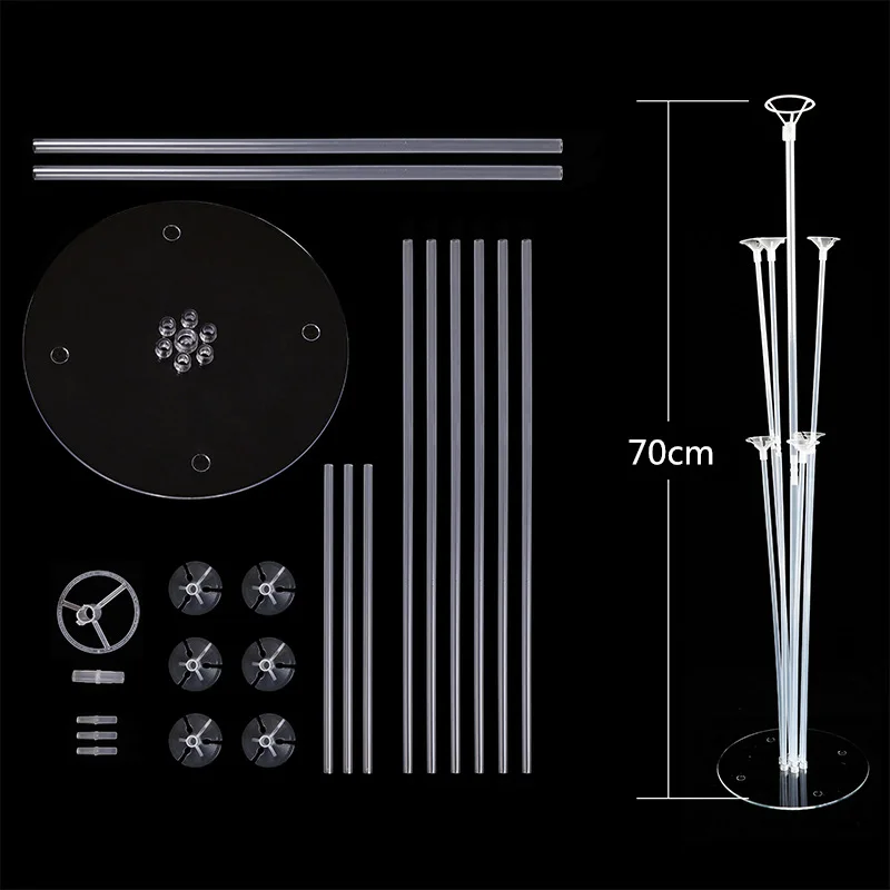 1 piece of 70CM balloon bracket, supporting table, floating 7-in-1 balloon bracket, wedding party, venue atmosphere decoration b — zdjęcie 4