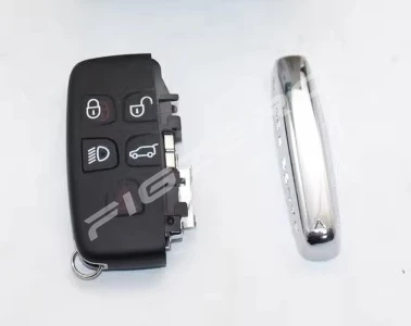 Smart Key Fob Shell Case With Chrome Side Trim For Land Rover Range Rover Sport Vogue Discovery 4 Freelander 2
