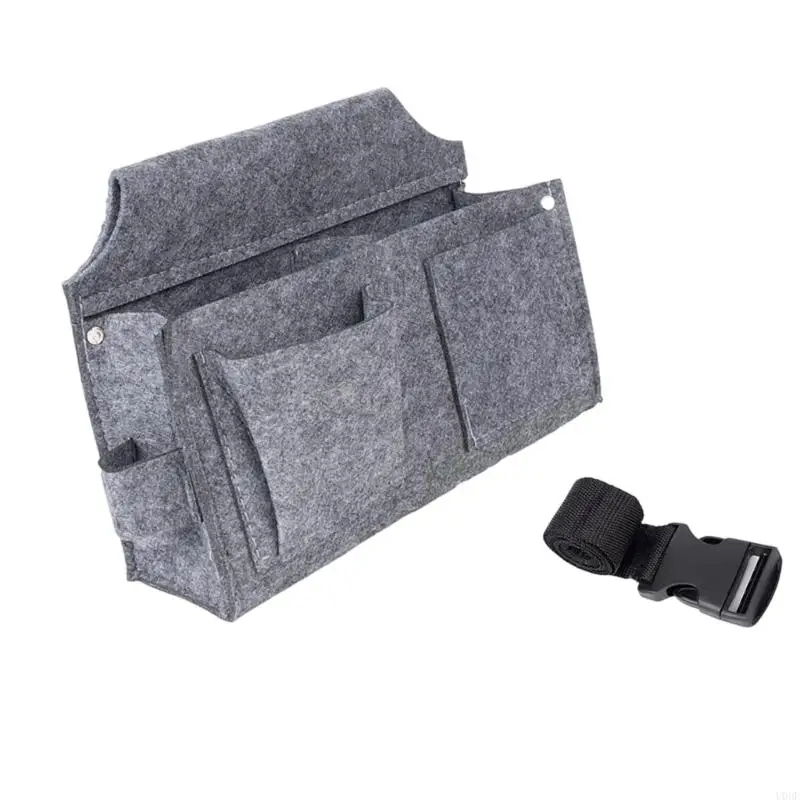 Gardening Tool Belt with Waist Belt, Rivet Reinforced Multi Pocket Carry Bag for Repair and Maintenance Tasks