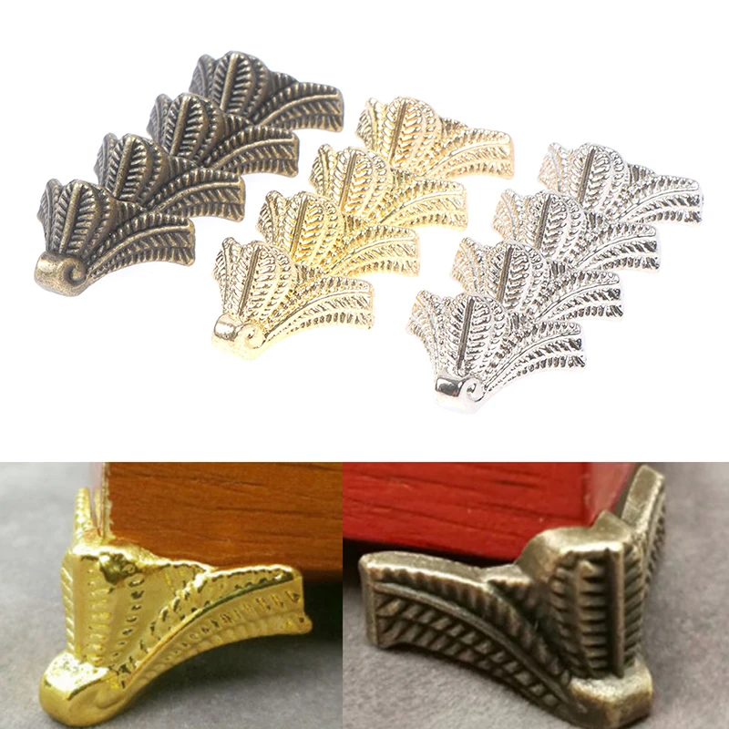 

4 шт Ретро Античная латунь ювелирные изделия для груди искусственные ноги