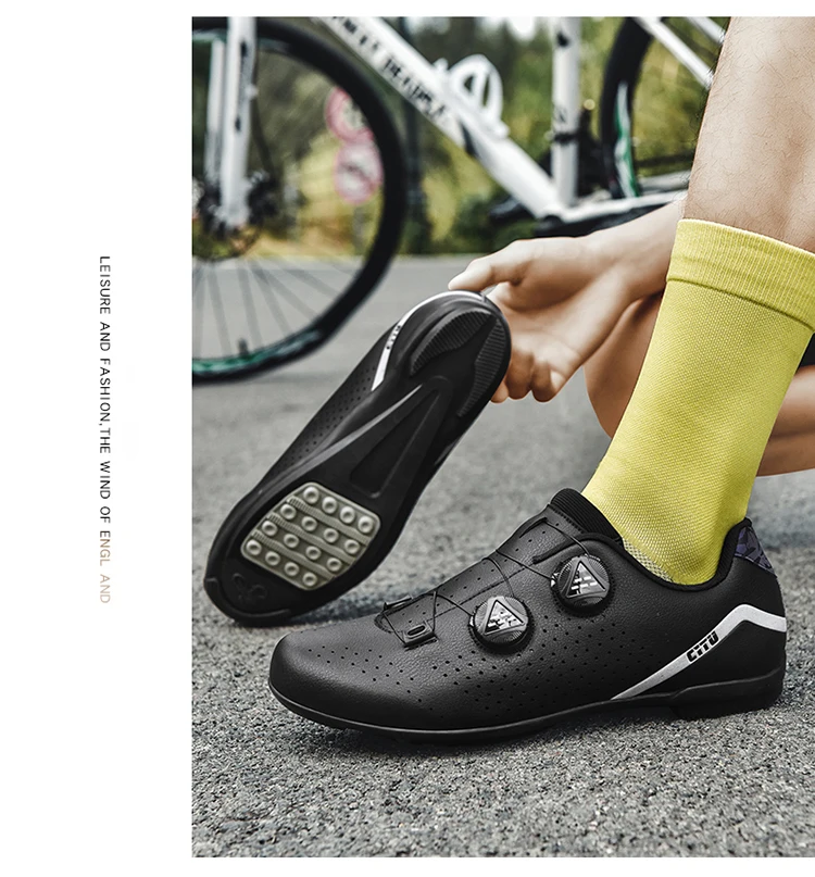 Fahrradschuhe für Herren, professionelle SPD-Rennradschuhe für die Straße, MTB-Mountainbike-Schuhe, lockfreie Fahrradschuhe für Damen – Detail 24