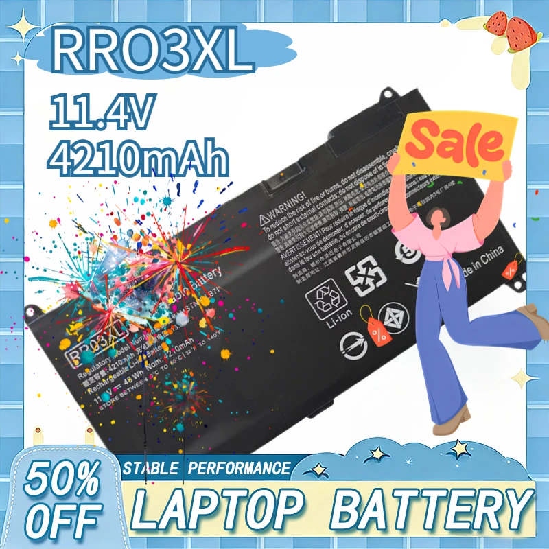 

RR03XL Replacement Laptop Battery For HP ProBook 440 450 430 470 G4 G5 ZHAN 66 Pro G1 HSTNN-PB6W HSTNN-UB7C HSTNN-LB71 HSN-Q01C