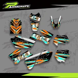 Motorcycle Graphics Decal Sticker Kits for KTM 525 450 400 300 250 200 125 sx sxf mxc xc xcf xcw exc excf 2005 2006 2007