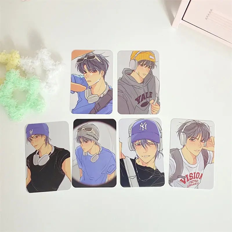 Nee Arrive Self Made 6Pcs/Set Korean Comics Manhwa Garbage Time / 가비지타임  Derivative WAEM Lomo Card Small Card Photo