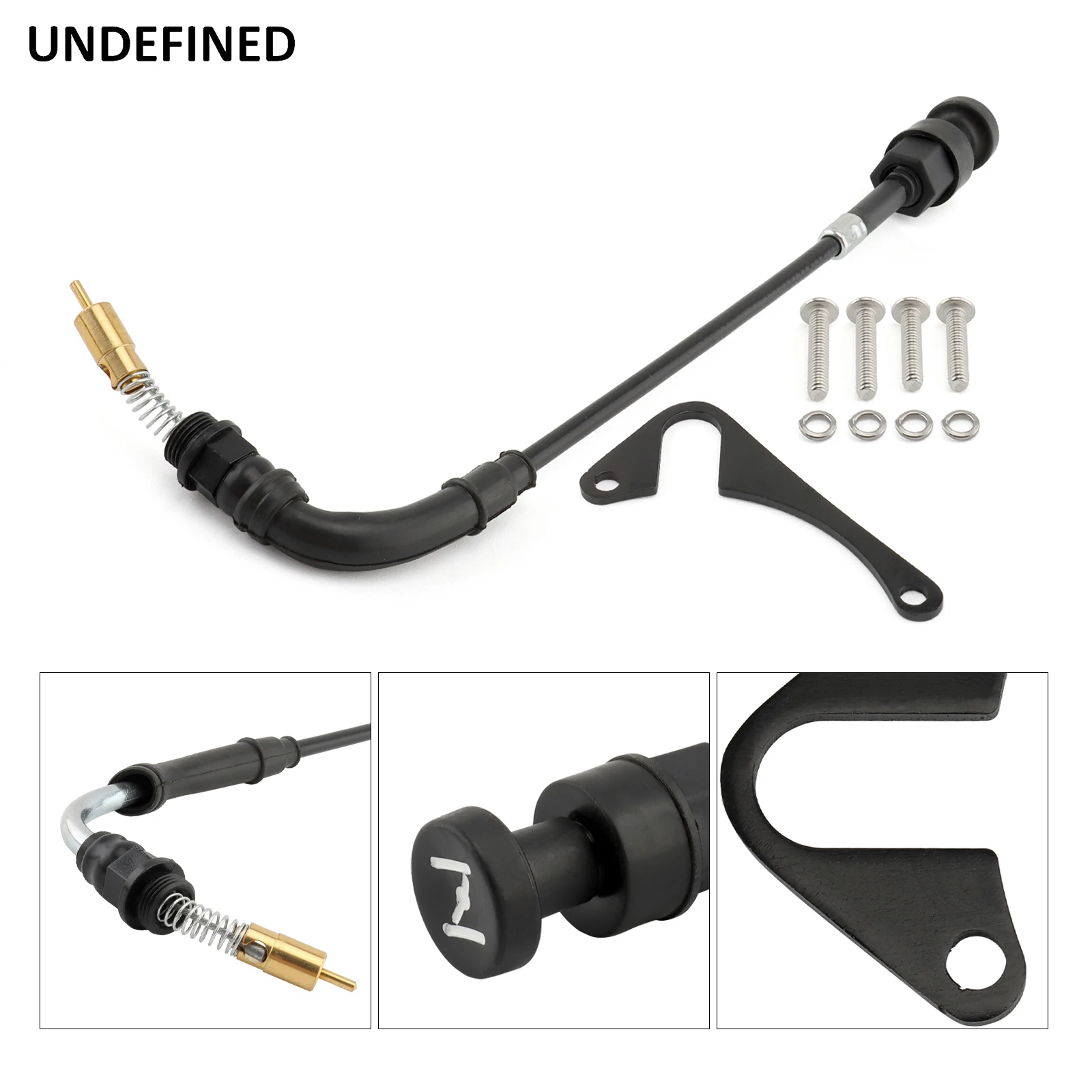 Motorcycle  Idle adjustment Carburetor Choke Cable 27421-99C Black For Harley  Sportster XL883 XL1200 XLH1200 CV40 Big Twin Dyna