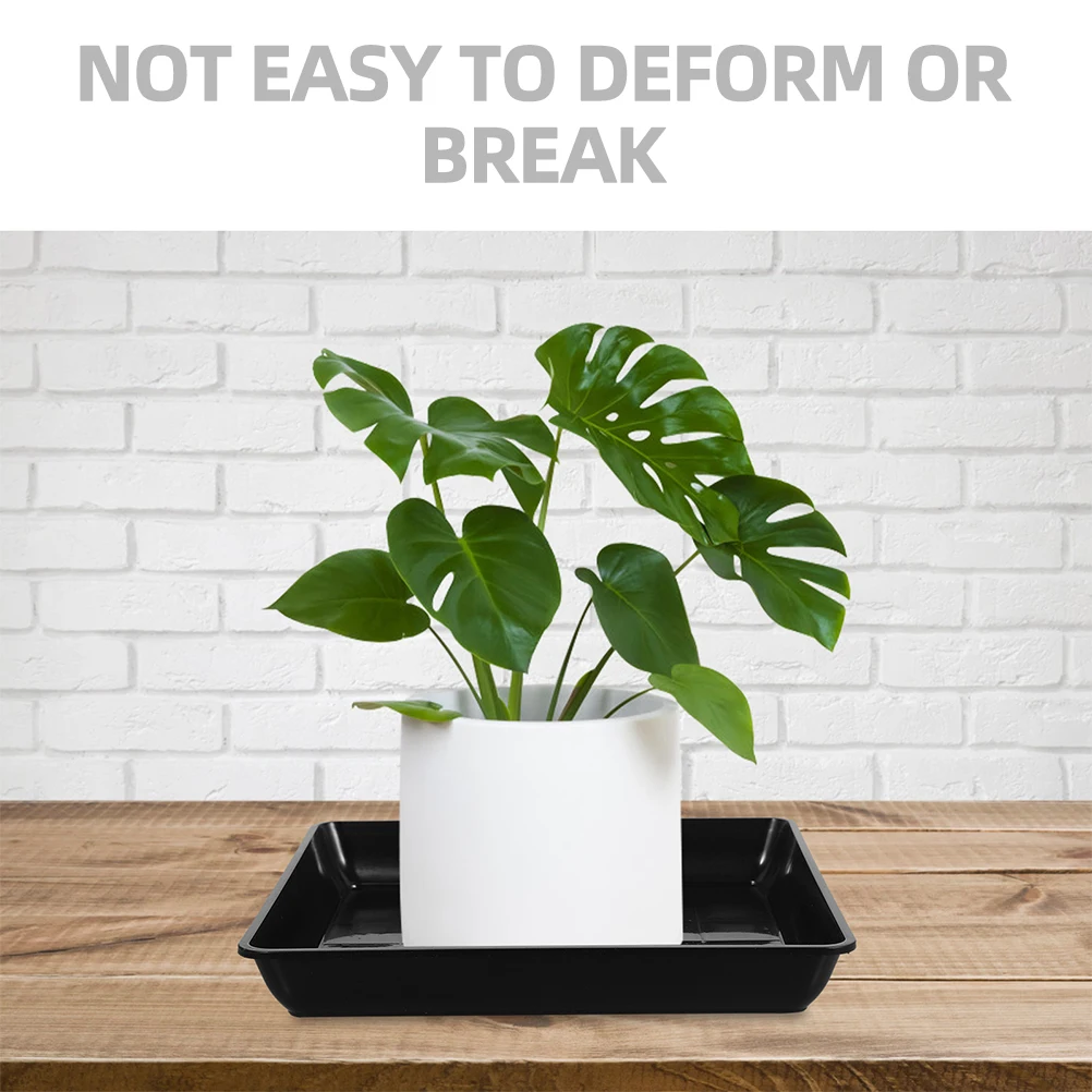 

3pcs Plant Saucer Heavy Duty Plastic Flower Pot Tray Drip Catcher For Indoor Outdoor Plants Water Drainage Protection Multi-Size