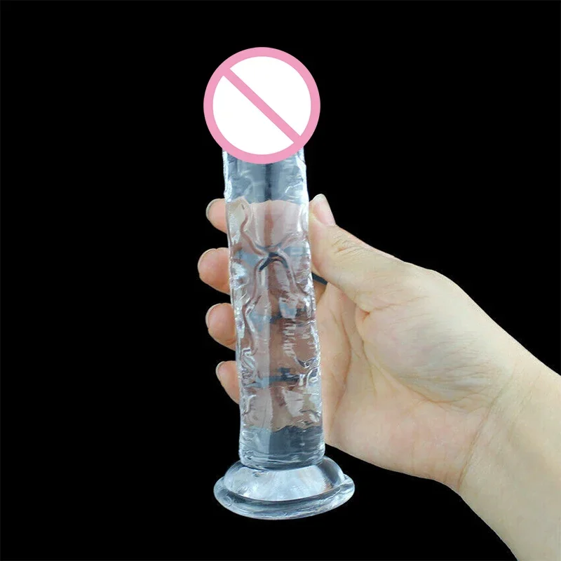 Big Dildo Realistic For Women Soft Jelly Dildo Vaginal Anal Plug Penis Strong Suction Cup Female Masturbators Sex Toys For Adult