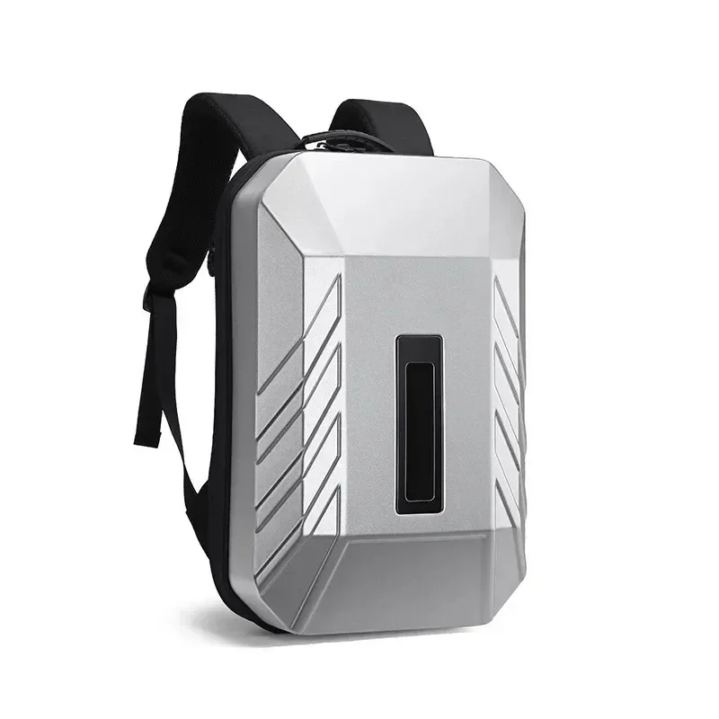 Business's PC Hard computer bag trendy cool led MEN'S backpack