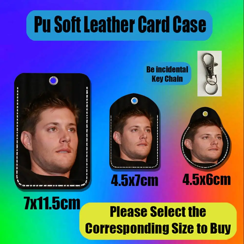 For Supernatural Dean Winchester For AirTag Case Card Holder Keychain ID Credit Bank Access Badge For Air Tag Case Shell
