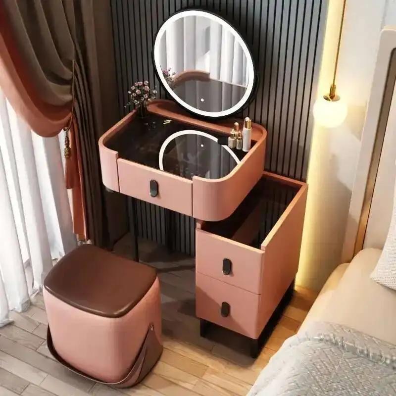 

Terrace Dressing Table Dessert Bedside Korean Magazine Standing Cosmetics Vanity Table Bistro Toaletka Postmodern Furniture
