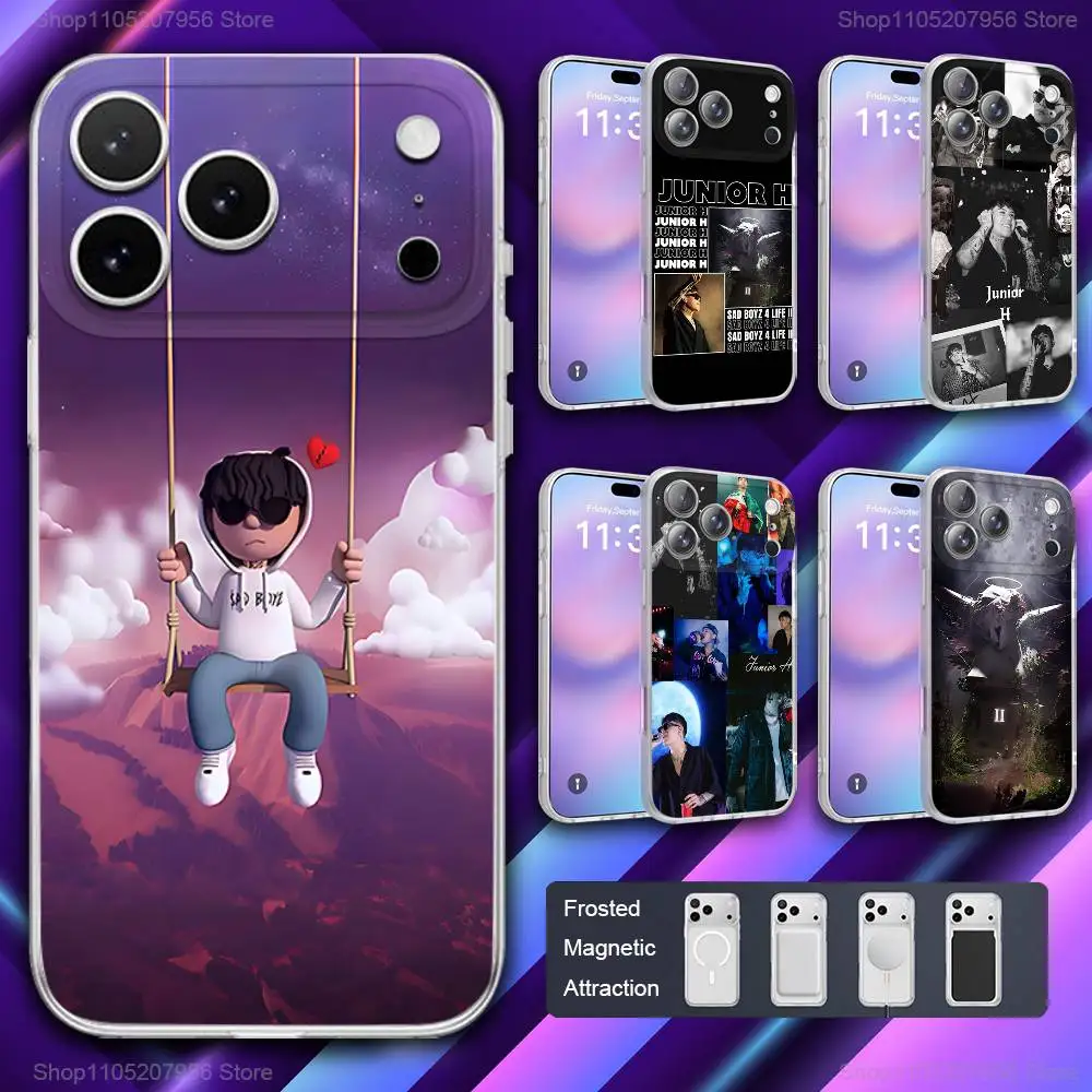 

J-Juniors H Singer Phone Case For iPhone 11,12,15,14,13,17,16,Pro,Plus,E,Max,Air,Mini Magnetic Frosted Cover