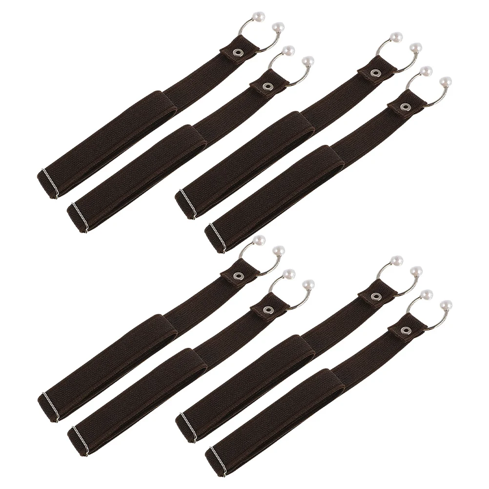 

4pcs Anti-Slip Decorative Shoelace Buckle Adjustable Elastic Shoe Laces For High Heels Sandals Slippers Replacement Detachable