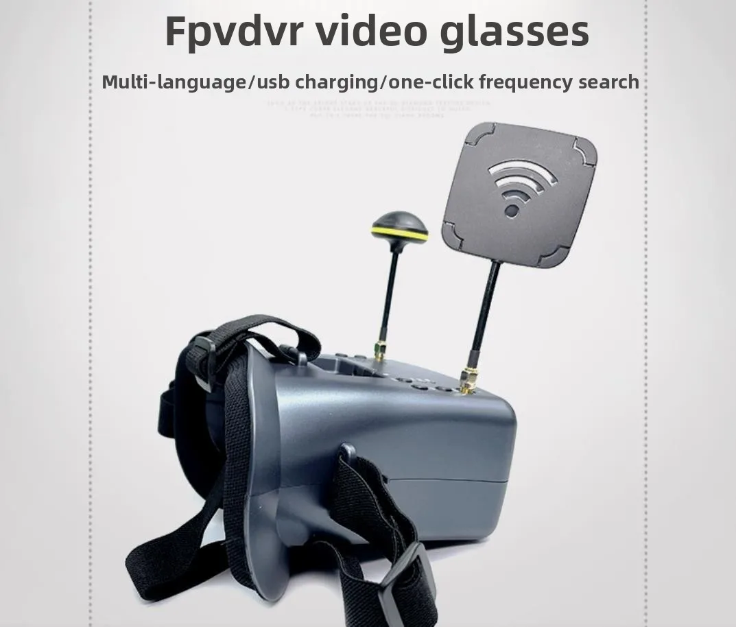 

FPV Goggles V1 V2 5.8G 40CH 4.3Inch Video Headsets Diversity EV800D Model FPV Goggles With 3.7V/2000mA Battery For FPV RC Drone
