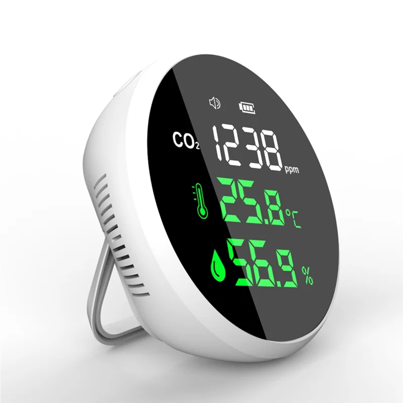 A21Q - جهاز اختبار جودة الهواء المحمول لثاني أكسيد الكربون ومقياس الحرارة والرطوبة #4