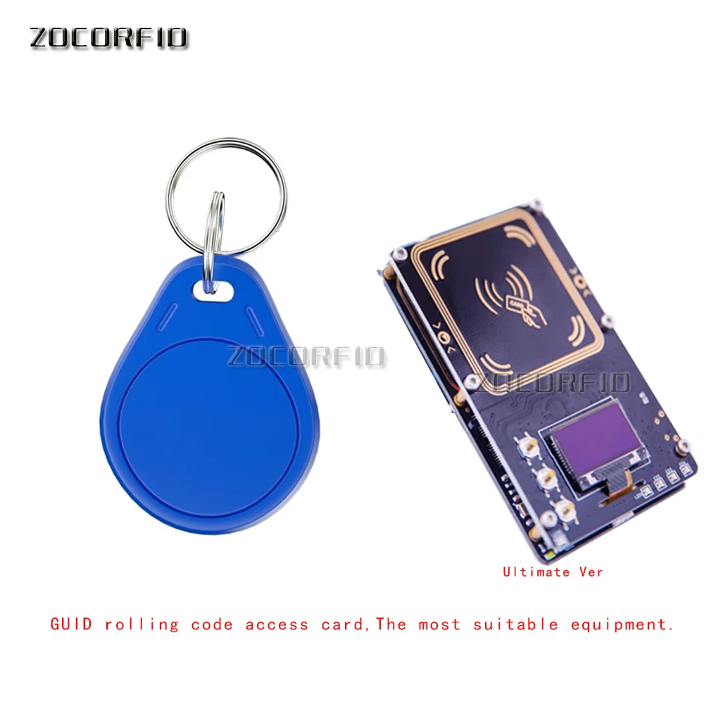 10 unids/lote 13,56 MHz regrabable 0 bloque guía tarjeta de acceso de código rodante