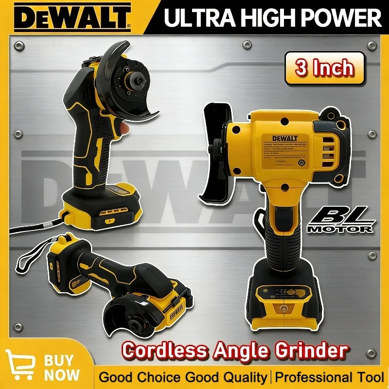 

DEWALT 3Inch Angle Grinder Cordless Grinder Cutting Machine Grinding Polishing Electric Diamond Cutting Grinder Power Tools