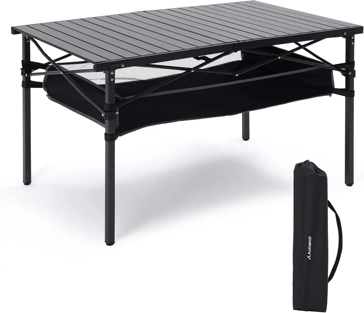 Large Camping Table with Storage 47”x 28