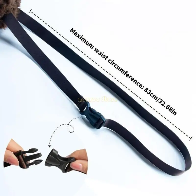 31BF Animal Eichhörnchen Kostüm Set, Eichhörnchen -Ohren -Stirnband mit Eichhörnchen -Heck -Jungen Mädchen