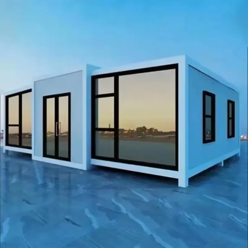 Eco-Friendly Prefab Expandable Container House 20FT 40FT Prefabricated Tiny Home 3 Bedroom 1 Bathroom Ready To Live In