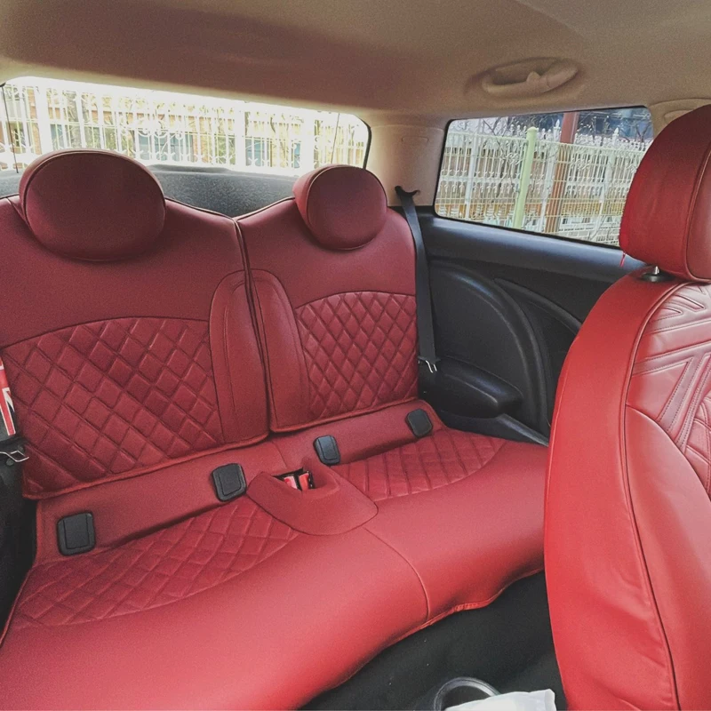 Car Seat Covers Protector Cushion Pad For Mini Cooper R56 3 DOOR R55 CLUBMAN R57 CABRIO 2015 2014 2013 2012 2011 2010 2009 2008