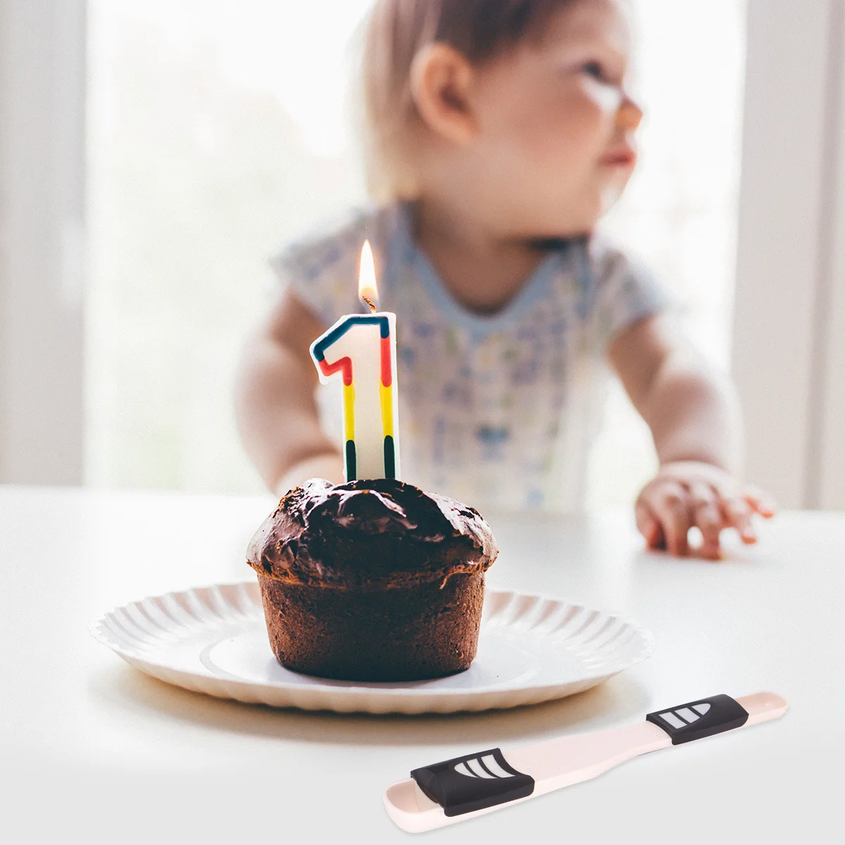 

1Pcs Double End Measuring Spoon Adjustable Baking Scoop with Clear Scale for Baby Food Kitchen Cooking Portable Compact Design