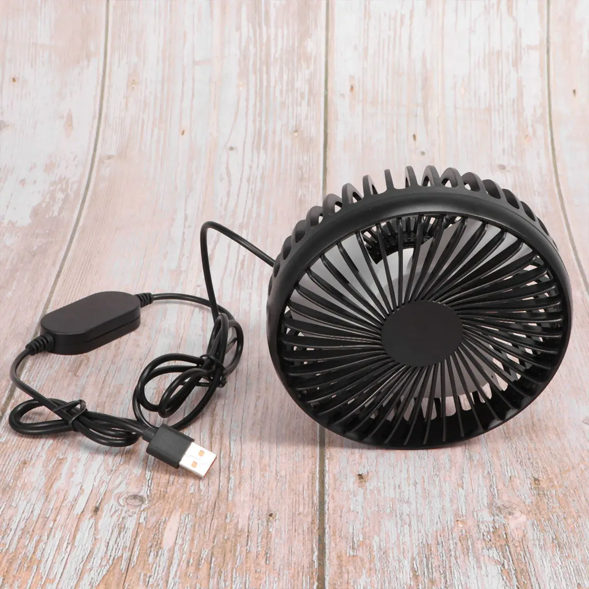 

Car Cooler Fan USB Powered 12V 24V Vehicle Dashboard Air Cooling Fan Adjustable 3 Speed Quiet Strong Wind Car Interior