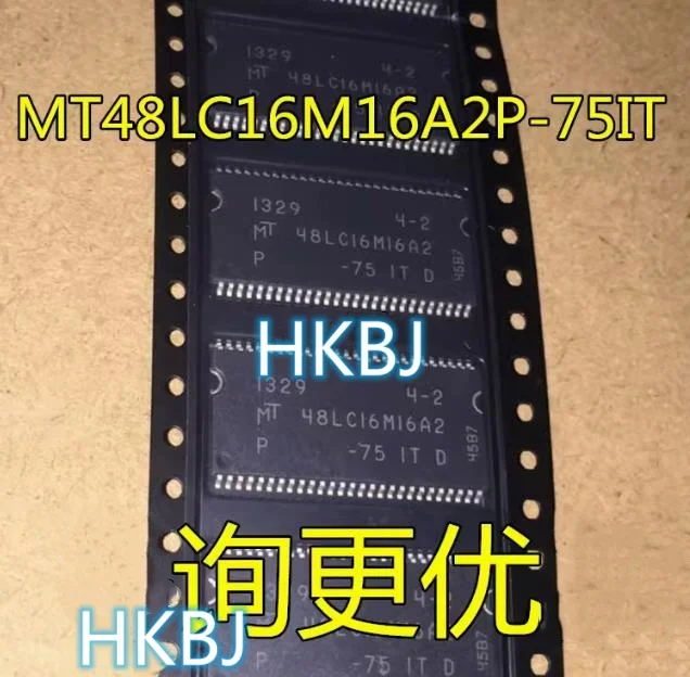 2pcs Original MT48LC16M16A2P-75IT 16M8A2TG-75IT:G 4M32B2P-6A IT:L -6A:L-7G NEW