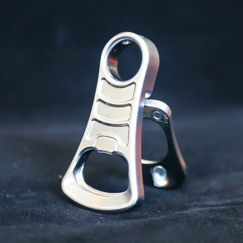 Bottle Opener Magnetic Push Card Mechanical Slider Pushing Plate Coin Relieve Stress Relief  EDC Metal Fidget Antistresse