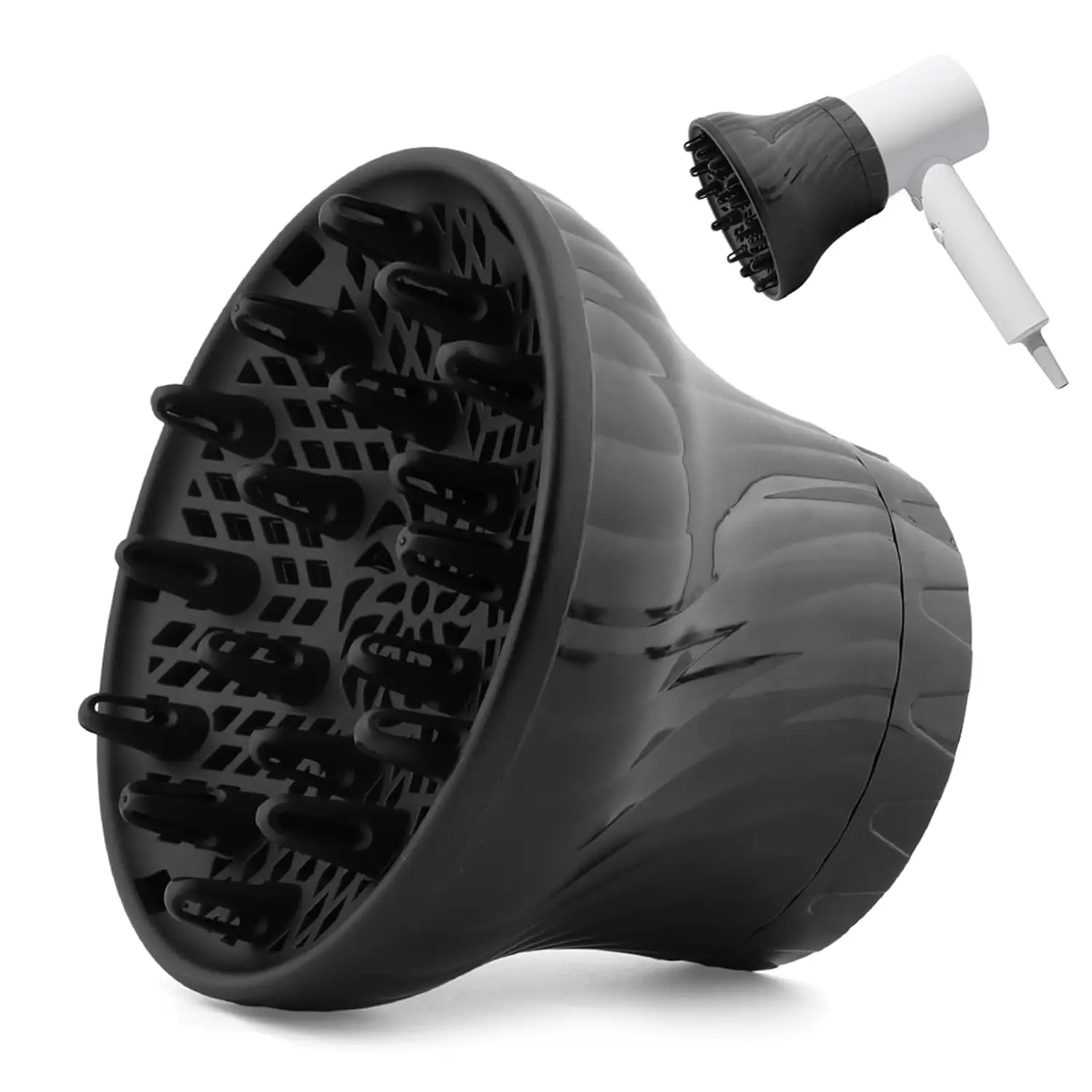 

Barbershop Universal Hair Diffuser Cover Barber Curling Hair Dryercover with Rotatable Design Salon Household Curly Styling Tool