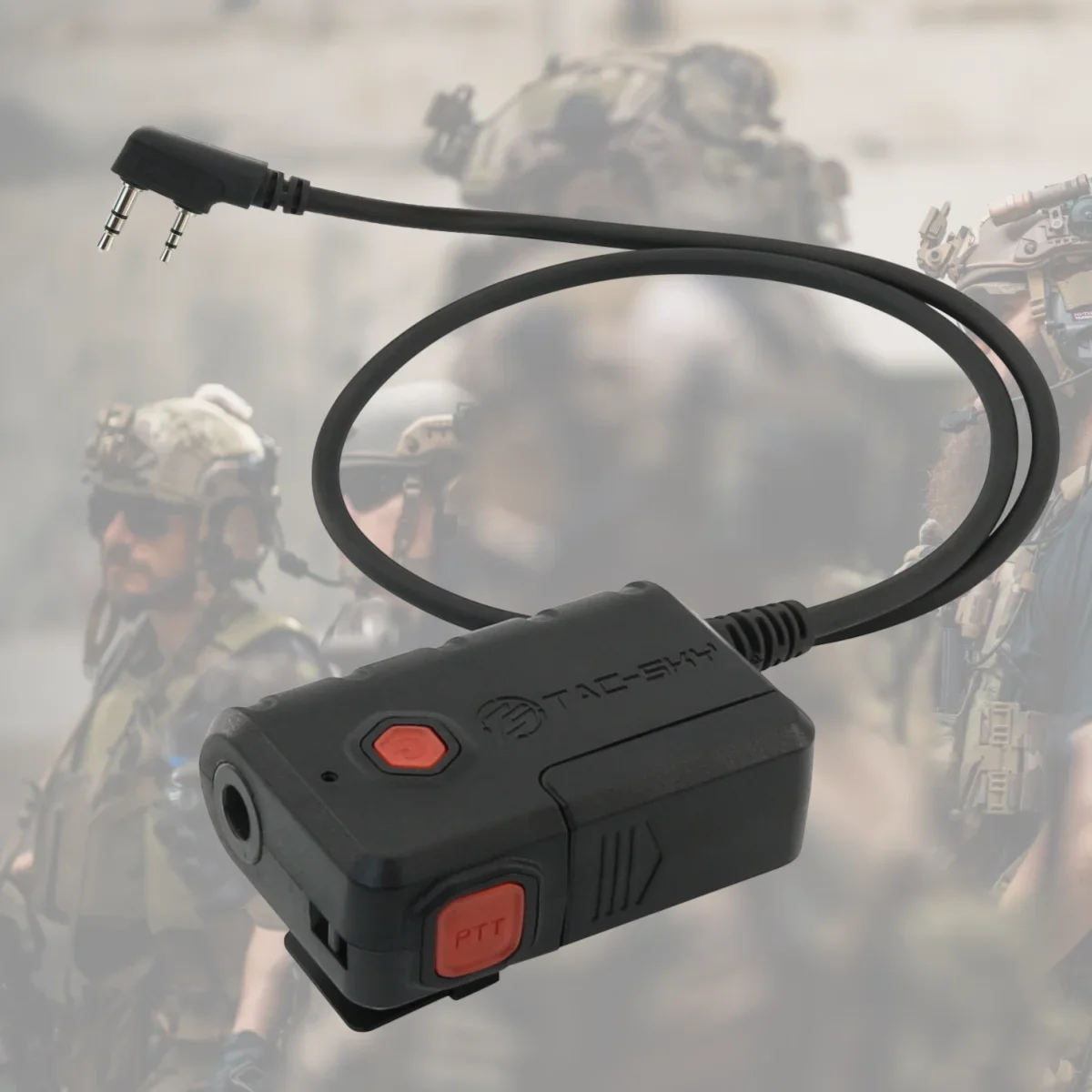 

TS TAC-SKY Tactical PTT Adapter With Bluetooth Compatible With Comta Ii Iii Sordin Tactical Civilian Version Shooting Headset