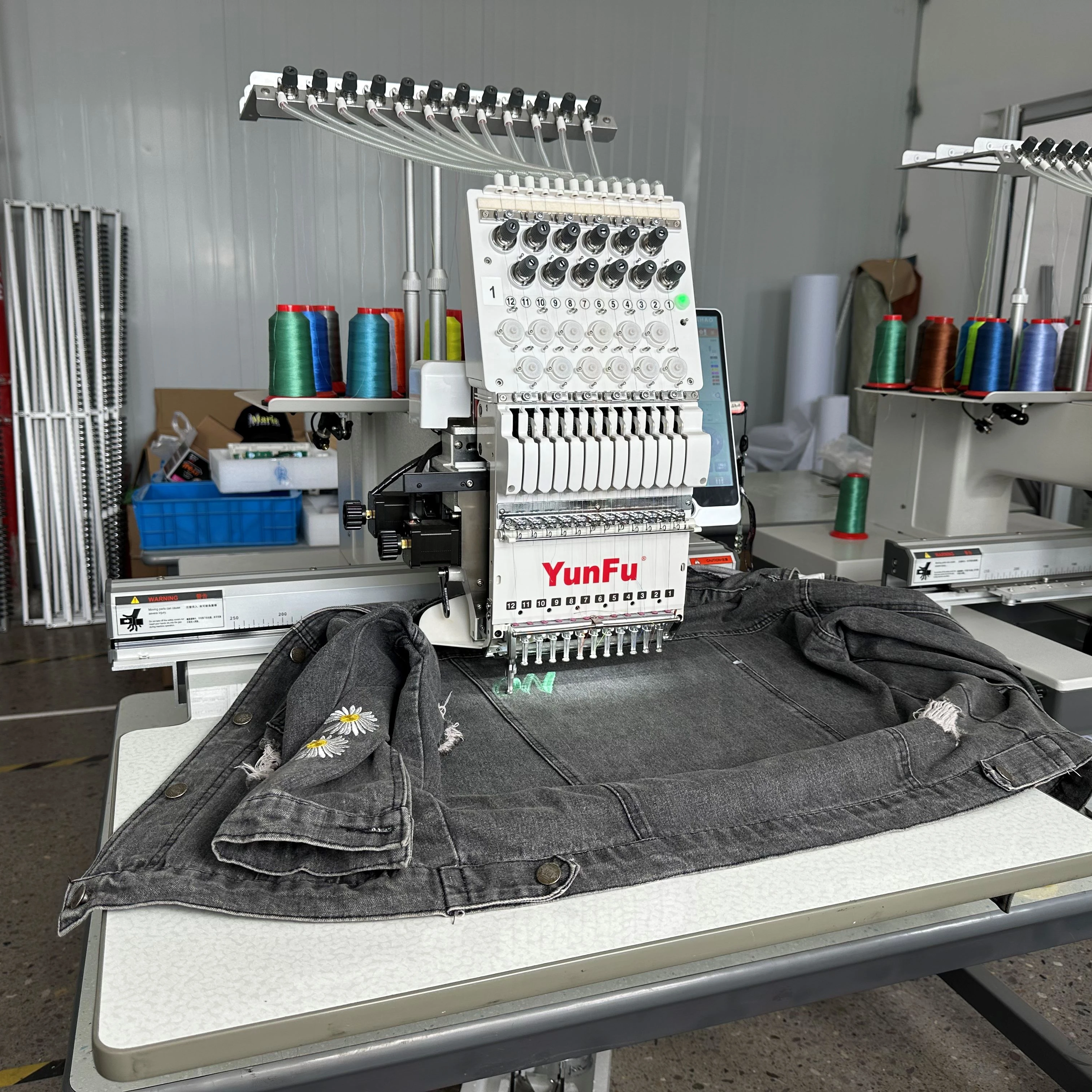 Pro X Pr1050X Home Use Digital Embroidery Machine 15 Needles 1200 RPM Automatic Pump Printing Retail Industries Bearing Motor