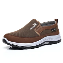 Hot Sale Men Casual Shoes Breathable Mesh Walking Shoes for Men Non-Slip Comfortable Sneakers Soft Sole Outdoor Men Tennis Shoes
