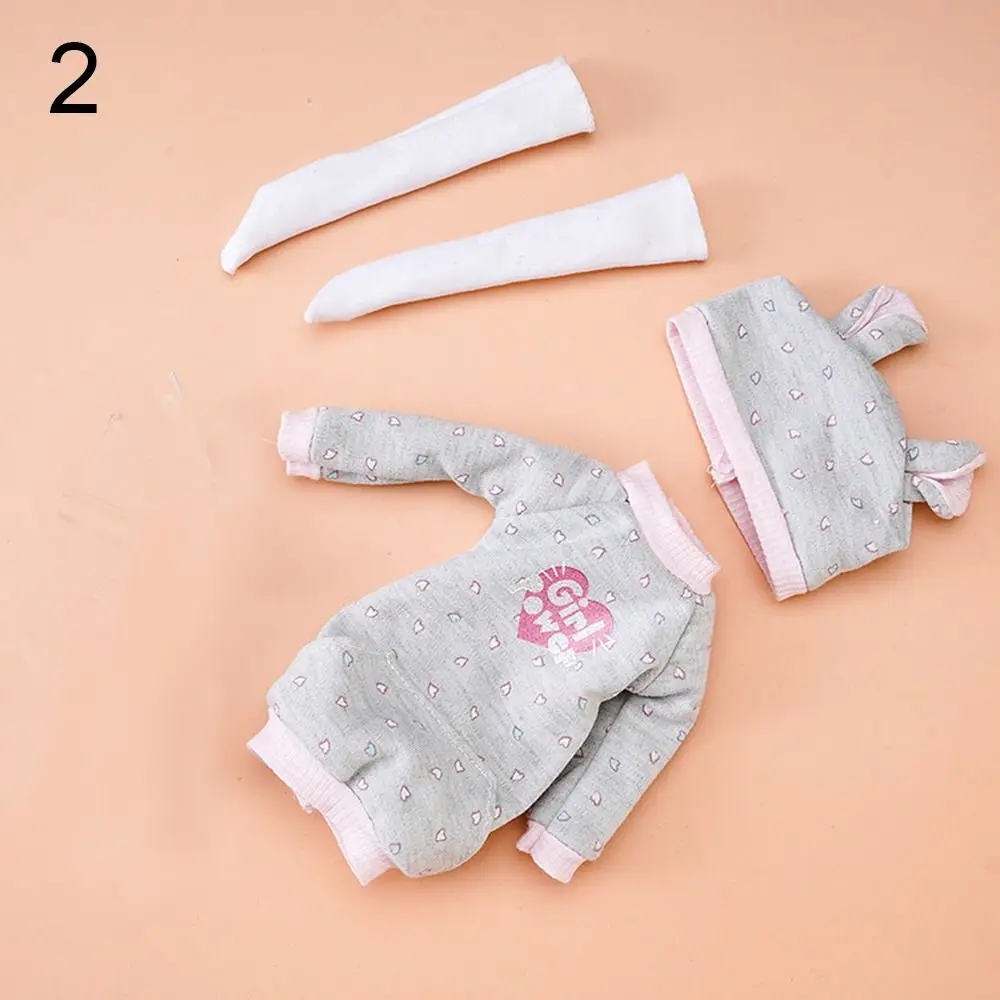 

Fashion Top Accessories Kids Toy Doll Sweatshirt Outfits 1/6 Dolls Clothes Doll Shorts Skirt Handmade Hoodies