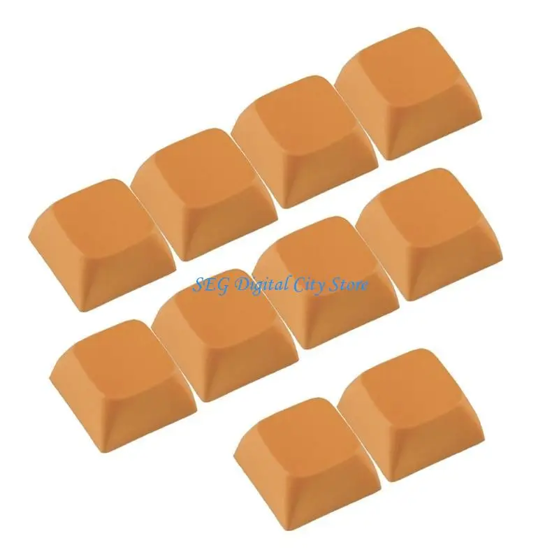 

U75B 10pcs PBT Blank Keycaps FormX Переключатели механическая установка клавиатуры 1U XDA2