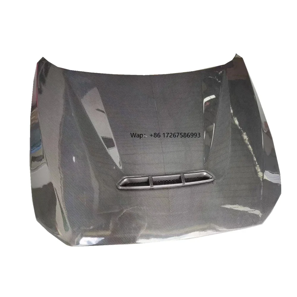 Carbon Fiber Car Engine Hood Bonnet for  1 Series F21 2014-2017 Upgrade CS Style Real Carbon Fiber Car Front Cover Auto Parts