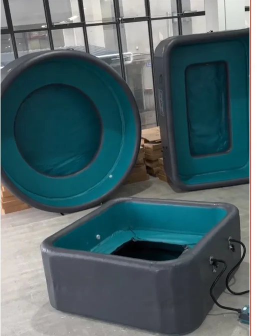 Inflatable Pool, 10cm 15cm 20cm Thickness Drop Stitch Pool, Heavy Duty DWF PVC Waterproof Blow up Pool, Portable Backyard Pool