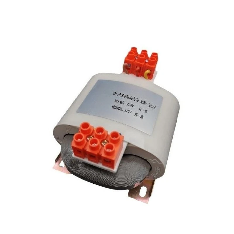 Industrial R‑Type Transformer 5VA‑5000VA All‑Coil Copper Core Low Noise Isolation Power Transformer Customizable
