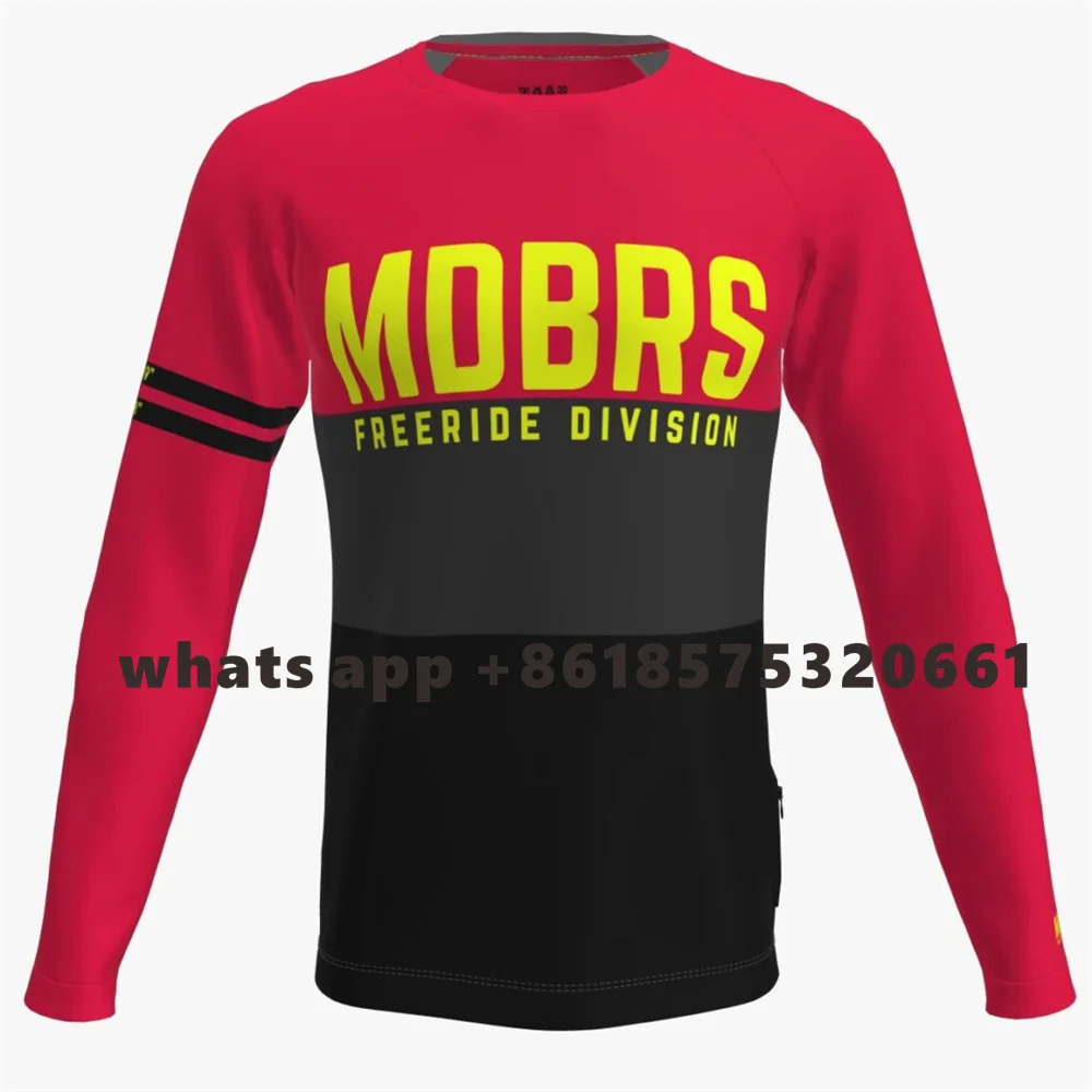 Summer Pro Team Men/kids Cycling Quick Dry Motocross Jersey Downhil Mountain Bike DH Shirt Motorcycle