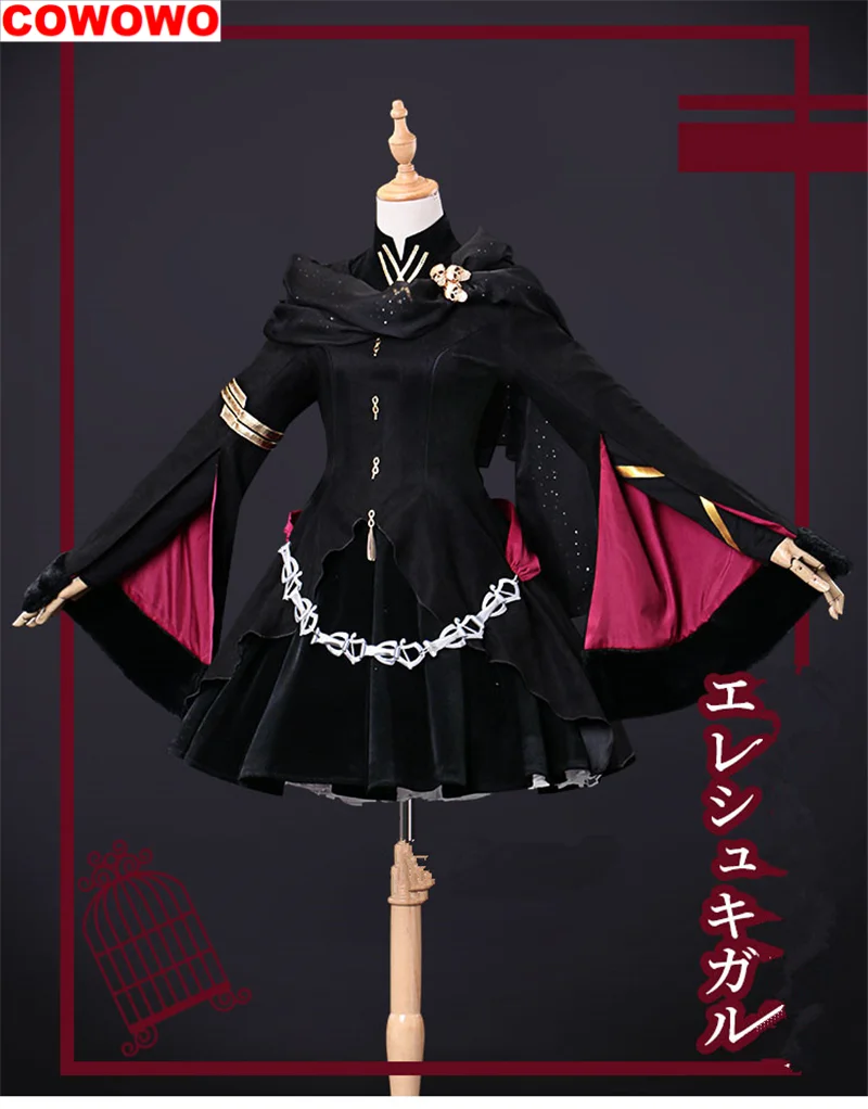 COWOWO Fate/grandorder Ereshkigal Dress Cosplay Costume Cos Game Anime Party Uniform Hallowen Play Role Clothes Clothing