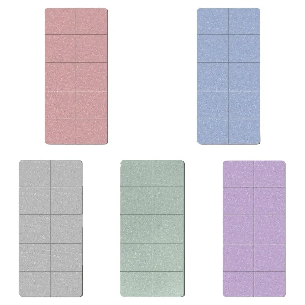 متعددة الوظائف طوي اليوغا حصيرة عدم الانزلاق لا طعم له طوي بيلاتيس حصيرة تخزين مريحة TPE اللياقة البدنية وسادة #5